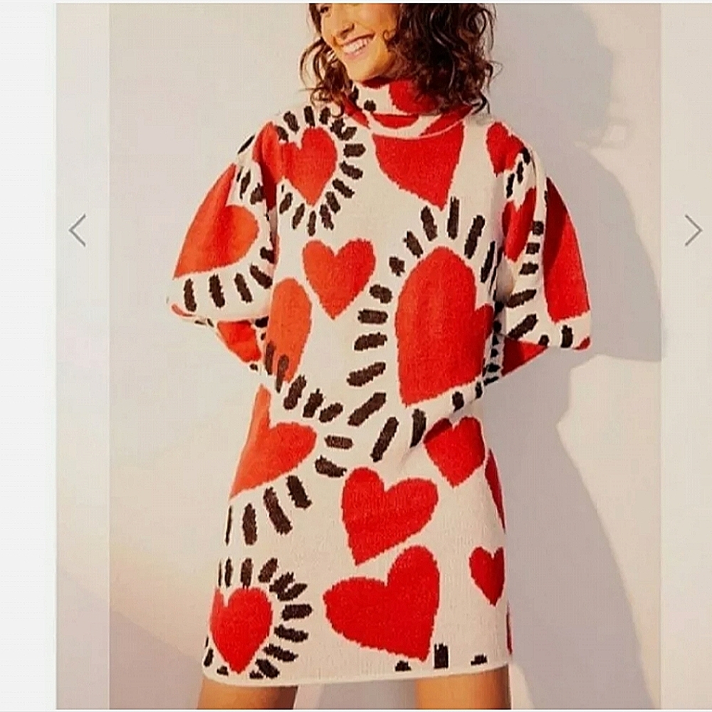 Farm Rio Hearts Sweater